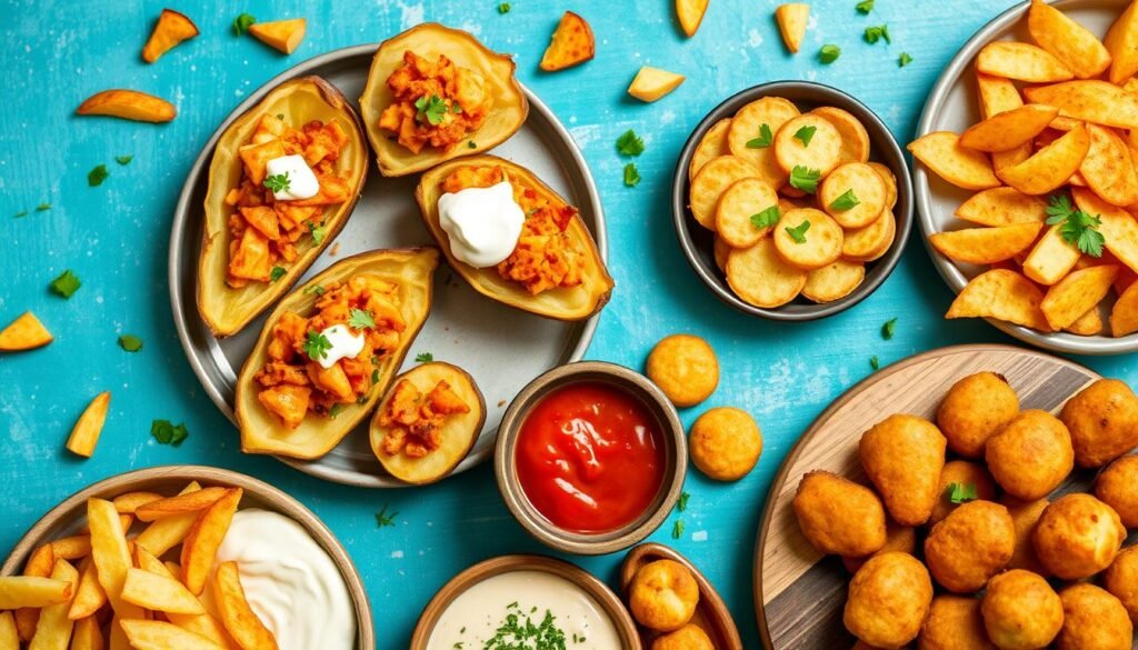 potato snacks and appetizers