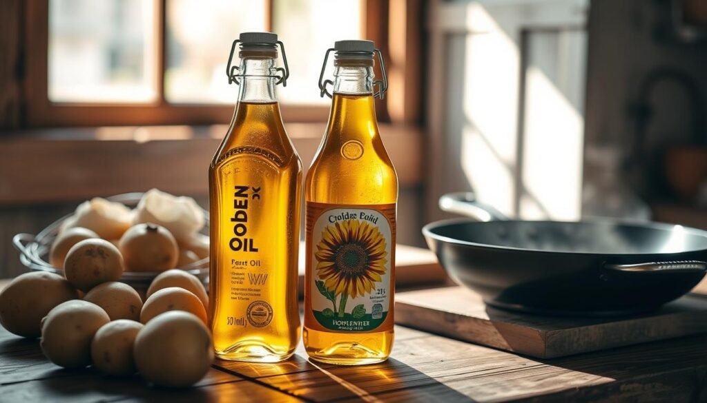 sunflower oil for frying potato chips