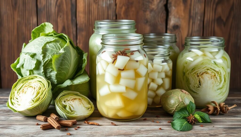 Cabbage fermentation