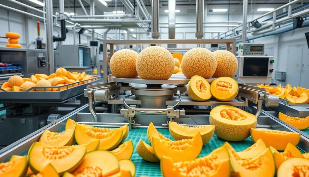 Cantaloupe processing,Honeydew melon processing