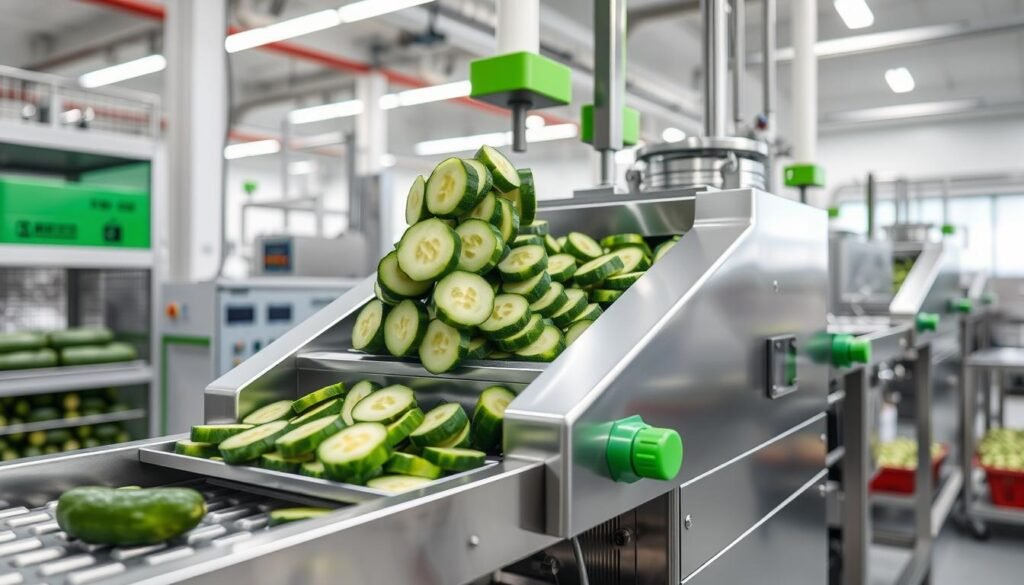 Cucumber Slicing Machine