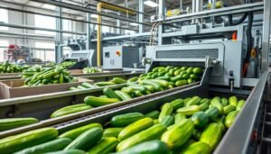 Cucumber processing, Cucumber processing equipment, Cucumber slicing machines