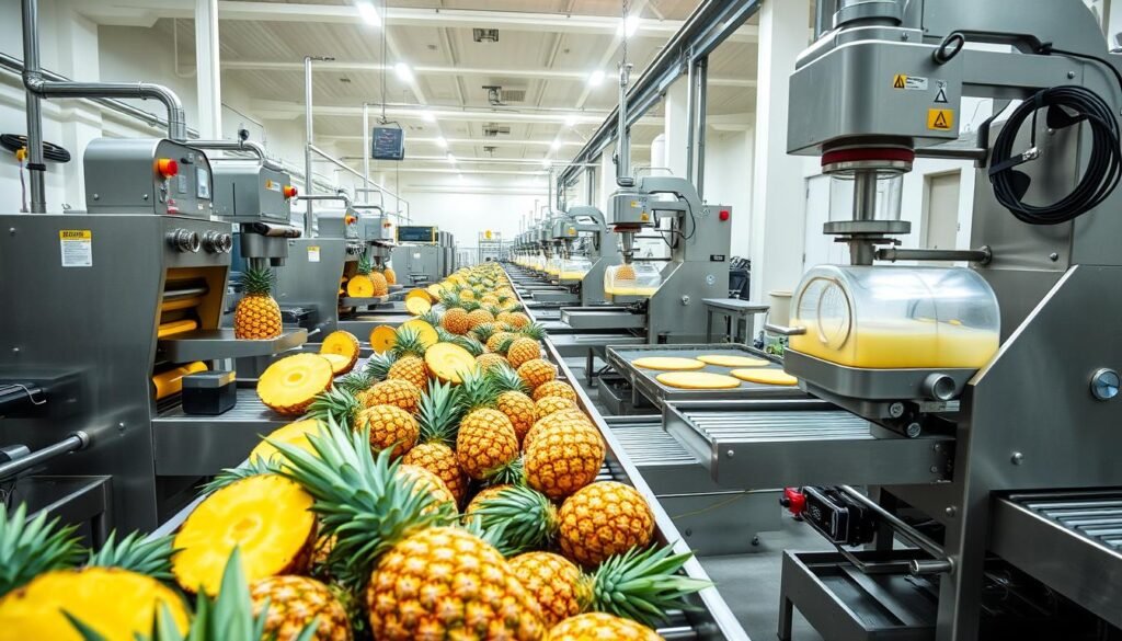 Pineapple processing equipment