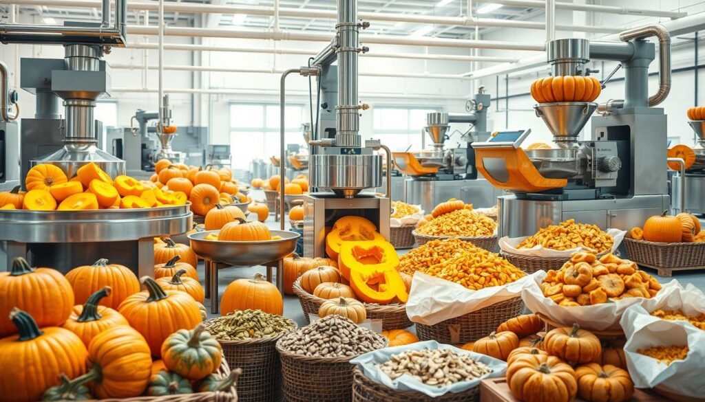 Pumpkin processing techniques