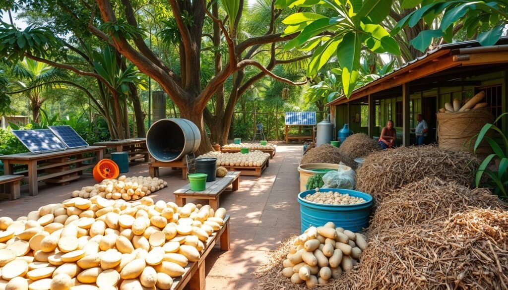 Sustainable taro processing