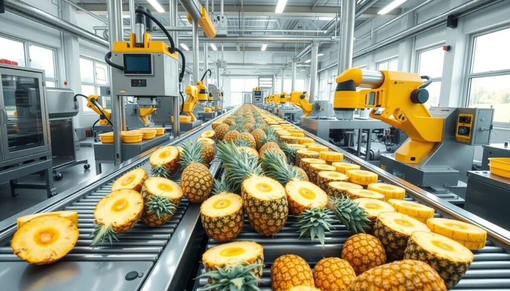 automated pineapple processing equipment