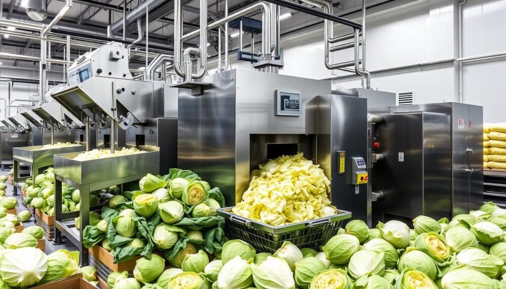 cabbage processing equipment