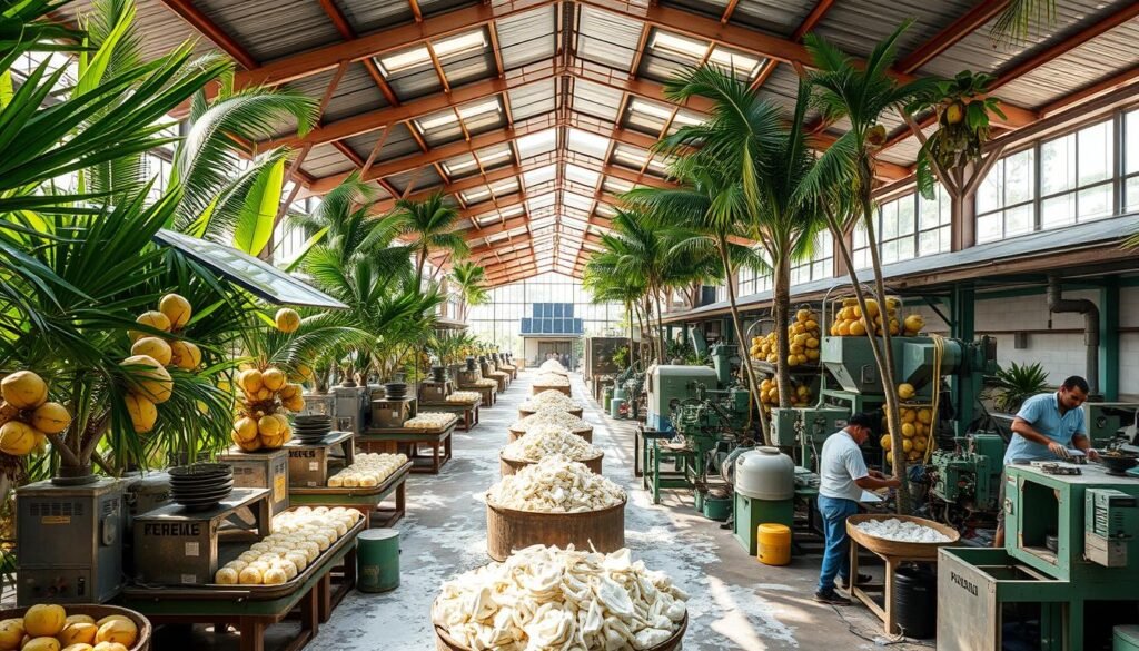 coconut processing plant
