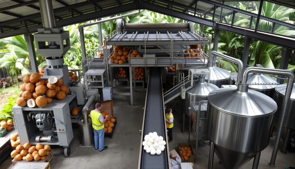 coconut processing plant