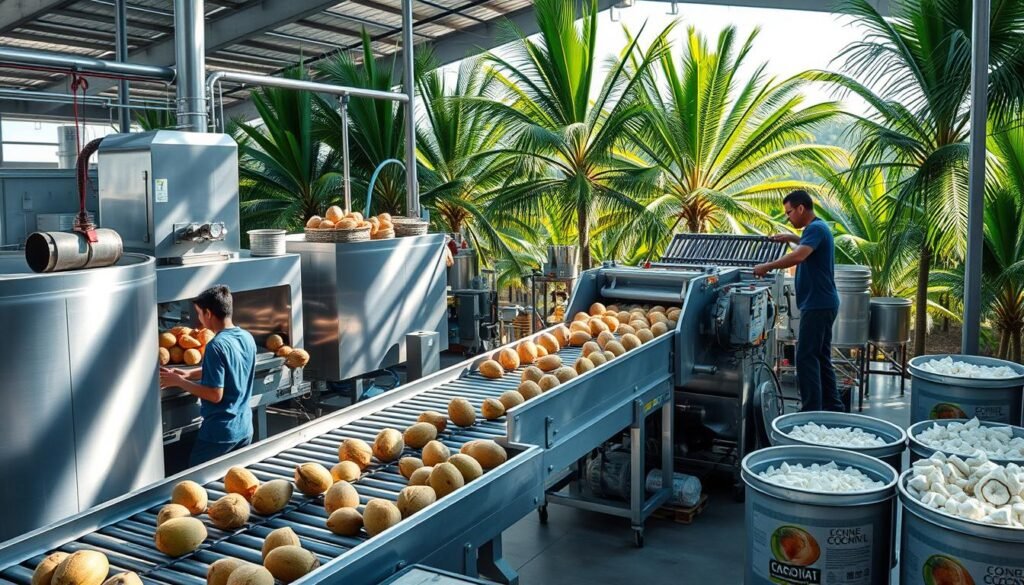 coconut processing plant