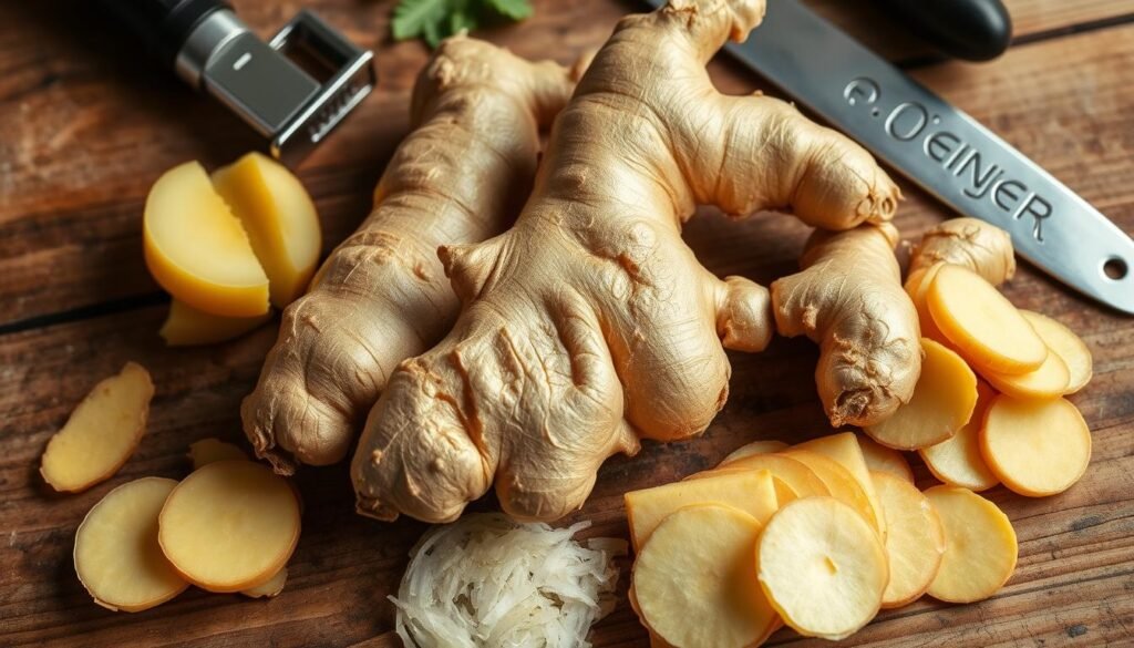 ginger peeling tips