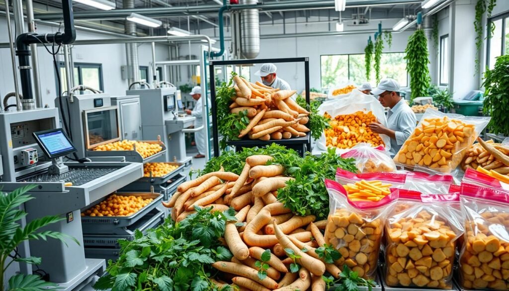 innovative yam processing techniques