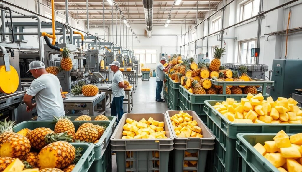 modern pineapple processing techniques