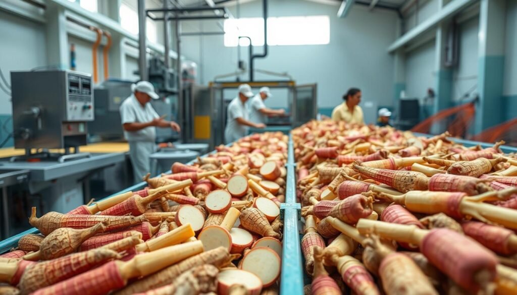 quality control in taro processing