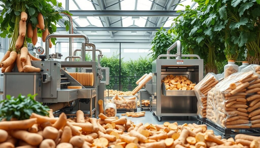 yam processing technology