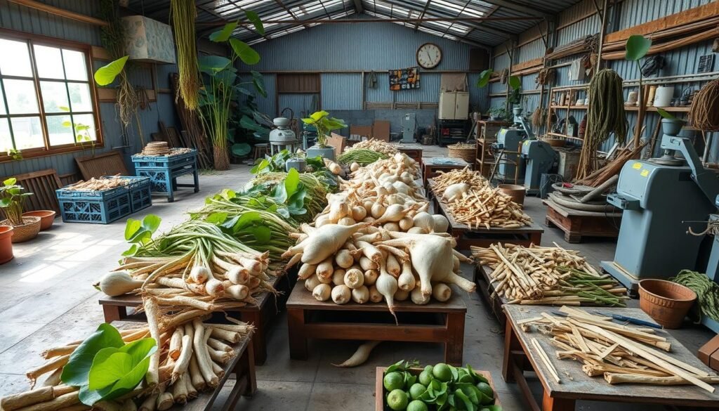 lotus root processing techniques