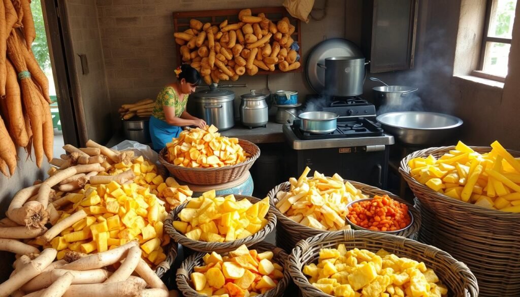 oca yam processing techniques