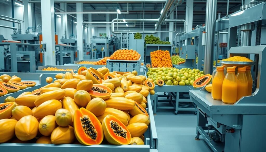 papaya processing equipment