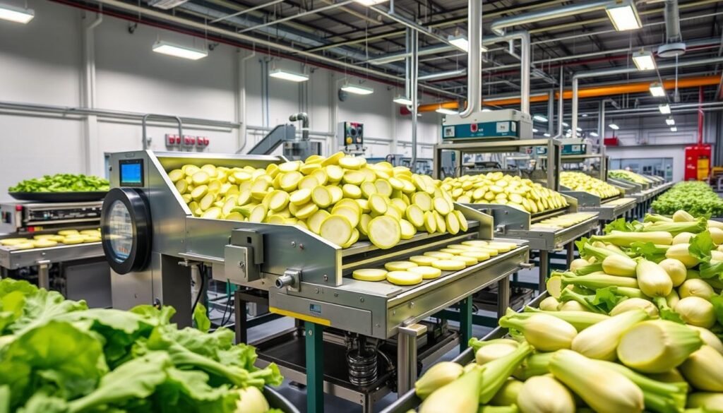 technology in kohlrabi processing
